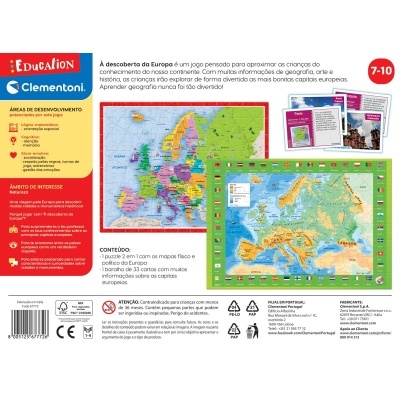 Aprende a Descoberta da Europa 67772 Clementoni