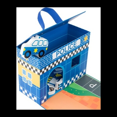 Mala Estação da Polícia Themed Play Set 11113 +3 anos Small Foot