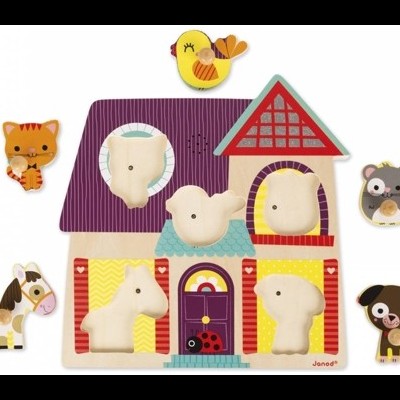 Puzzle 2D Encaixe Musical Meus Amigos J07078 jnd  +18 meses