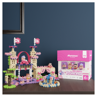 Marioinex Mini Waffle Princesa 280pcs MX905784