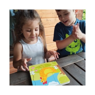 Puzzle em Camadas do Ovo 16353A  +2 anos Andreu Toys