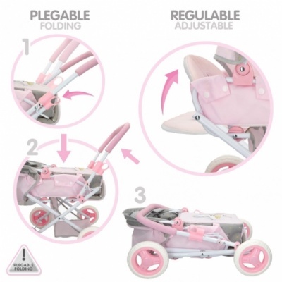 Carro Bonecas  3X1 Lovely Friends  61X37X67 49275 +3 anos CB Toys