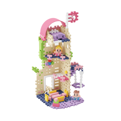 Marioinex Mini Waffle Princesa Torre da Fantasia 148pcs MX905791