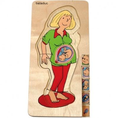 Puzzle Crescimento Família Gravidez 5 em 1 17024 Blc