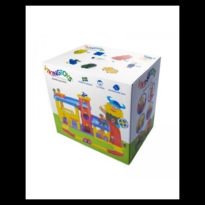 Garagem Multifunções Viking City c/3 Veivulos 5502 +12 meses VikingToys