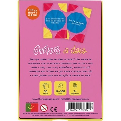Jogo Desbloqueador de Conversas: Conversas a Dois THG37