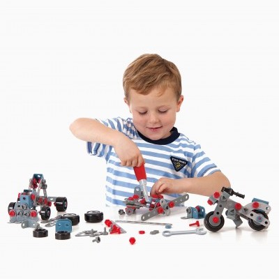 Jogo Manipulativo Mecatech 106pcs 95015  +4 anos Miniland