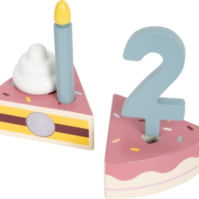 Bolo de Aniversário de Madeira P/Cortar  12453