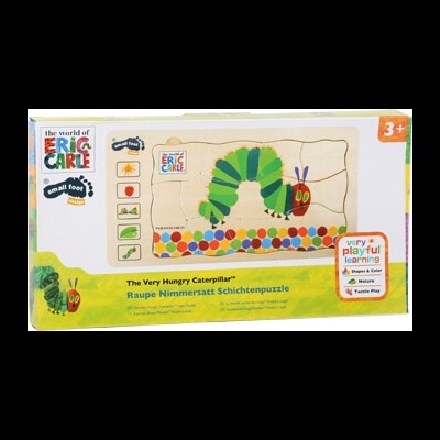 Puzzle Camadas de Madeira A Lagartinha Comilona 10431 +3 anos Small Food