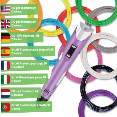 Recargas Pen 3D 10 Cores 5mt 90001285