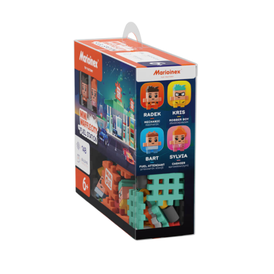 Marioinex Mini Waffle City Posto de Gasolina 148pcs