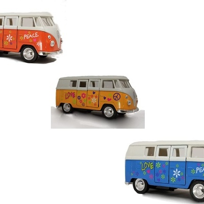 Carro Volksvagen T1 Bus 1963 Metal Escala 1:34 12171 +3 anos Gk