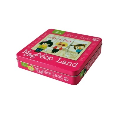 Set Magnetico Lilly em Paris c/16 Cenários MLLP +4 anos Andreu Toys