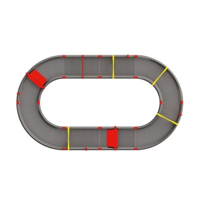 Pista Berlindes 44 pcs 2.7mt QCT06303 +3 anos Quercetti