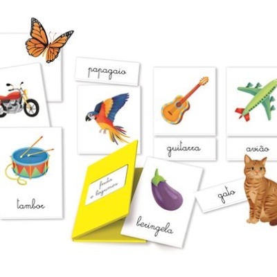 Jogo Primeiras Palavras Montessori 67740 Clementoni