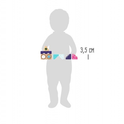 Blocos de Construção Madeira Mundo da Fantasia 11748 +12 meses Small Foot