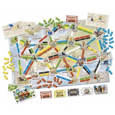 Jogo Tabuleiro Ticket To Ride Europe 7192
