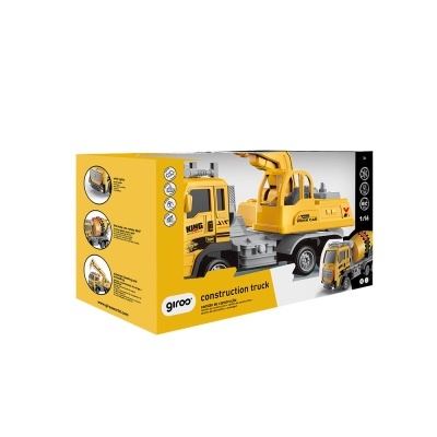 Camião Grua 1:16 C/R/ C6 Funções e Luzes G161416