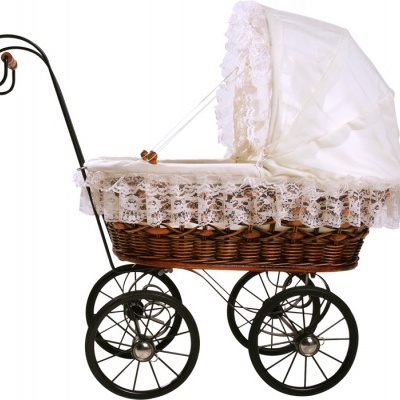 Carrinho de Boneca Doll´s Pram Estilo Nostalgico +3 anos 8755 Small Foot