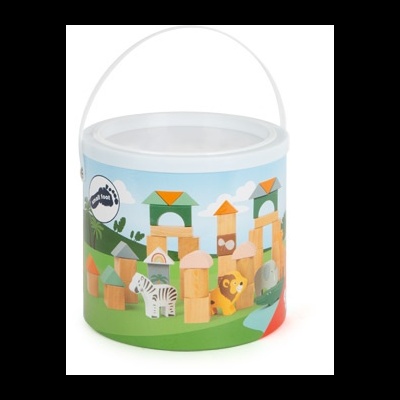 Blocos de Construção em Madeira Safari 11699 +12 meses Small Foot