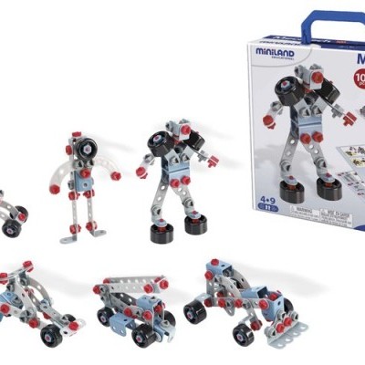 Jogo Manipulativo Mecatech 106pcs 95015  +4 anos Miniland