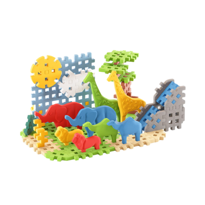 Marioinex Mini Waffle Animais da Savana 50pcs MX907078