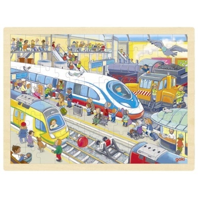 Puzzle Madeira Estação de Comboio 96pcs 57316
