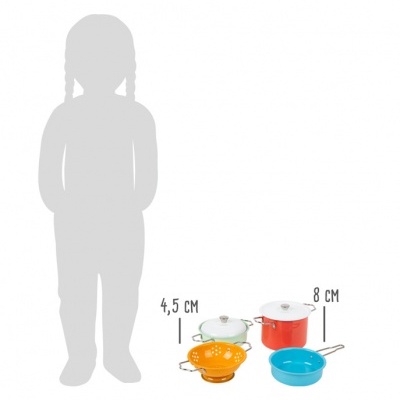 Set de Cozinha Cookware Color 11751 +3 anos Small Foot