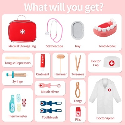 Jogo Mala de Médico 17pcs 1104