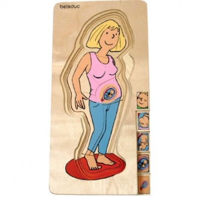 Puzzle Crescimento Família Gravidez 5 em 1 17024 Blc