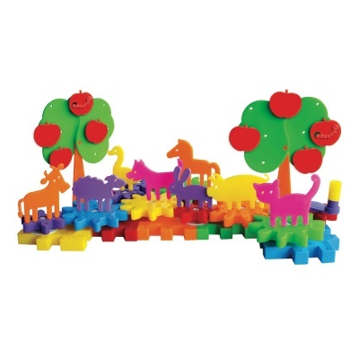 Jogo de Creatividade Georello Quinta 60pcs +3 anos QCT02334 Quercetti