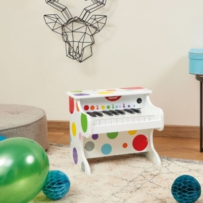 Meu Primeiro Piano Eletrico Confetti J07618 +3 anos Janod (portes grátis)