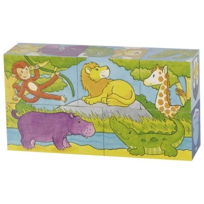Puzzle Dados Savana e Artico 15x8x4 6 Modelos 5 Dados +3 anos 57686