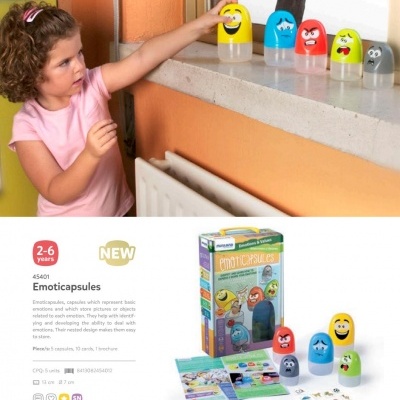 Cápsulas das Emoções e Valores 45401 +2 anos Miniland