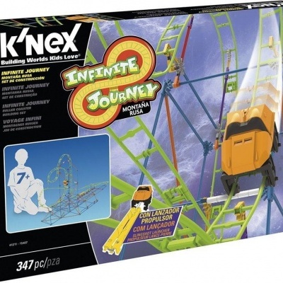Jogo Montanha Russa K´nex Journey Roller Coas 347pcs  41211 +7 anos