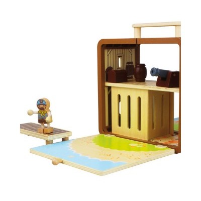 Caixa Compacta Madeira Boxet Pirate Island ZN15306 hp/at +3 anos