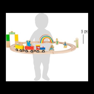 Comboio Madeira Rua Sesamo 10964 +2 anos Small Foot