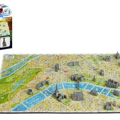 Puzzle 3D Mini Paris 166pcs 70004   +7 anos Rodatoys
