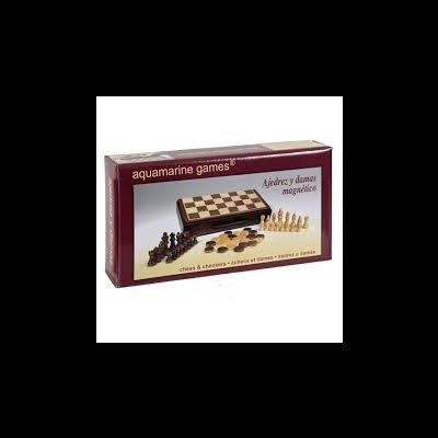 Jogo 3 em 1  Xadrez Damas Backgamon CP1070 +7 anos Aquamarine Games