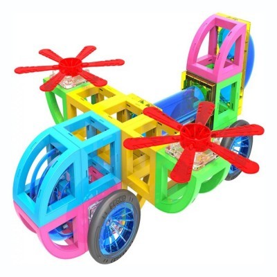 Set Construção Magnético Magfun Building Tunel-411276 amy + 3 anos