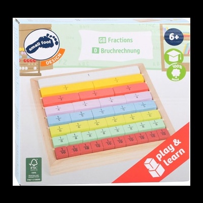 Jogo de Frações Educate 11166 +6 anos Small Foot