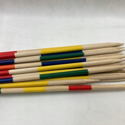 Mikado de Viagem Gigante em Bolsa de Algodão 98cm Madeira c/25 26856 +5 anos Goki