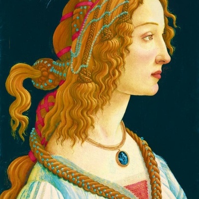 Puzzle Bluebird 1000 Sandro Botticelli - Idealized Portrait of a Lady, 1480 60023