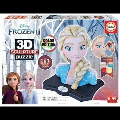 Puzzle 3D escultura Elsa Frozen II 163 peças Educa