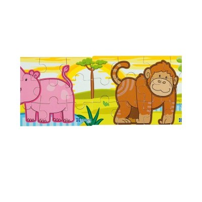 4 Puzzles Diorama Jungle 16460 hp/at +2 anos