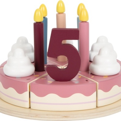 Bolo de Aniversário de Madeira P/Cortar  12453