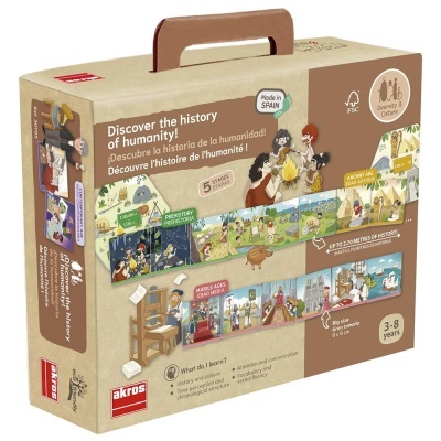 Jogo Descobre a História da Humanidade 30765 Akros