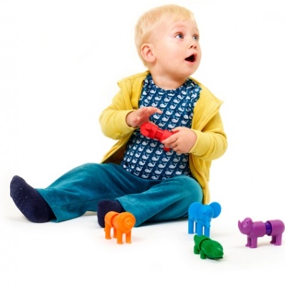 Jogo Encaixe Magnetico My First Safary SMX220 +12 meses  Smartmax