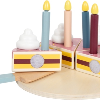 Bolo de Aniversário de Madeira P/Cortar  12453