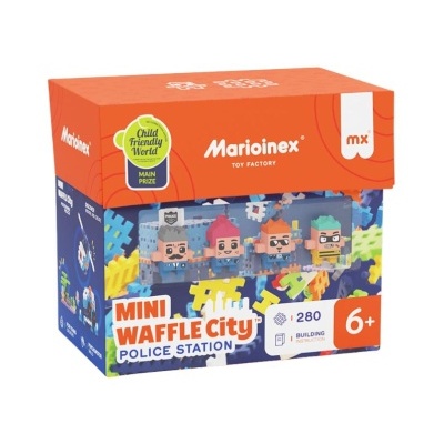 Marioinex Mini Waffle City Posto da Policia 280pcs MX905852